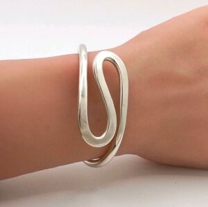 Mexico 925 Sterling Silver Mexican Taxco Cuff Bracelet